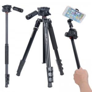 Kingjoy mini tripod Kit BT-158 สำหรับกล้องถ่ายรูปและสมาร์ทโฟน
